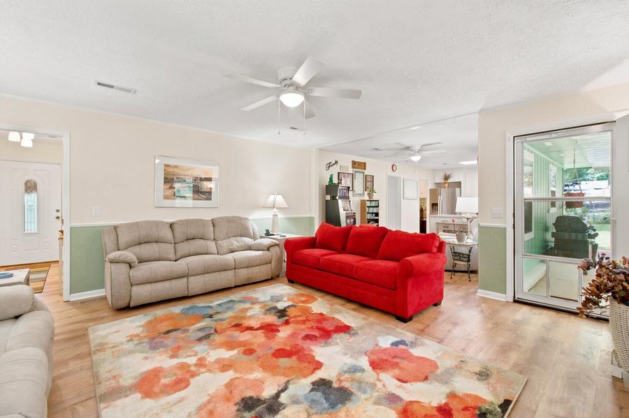 Living and kitchen