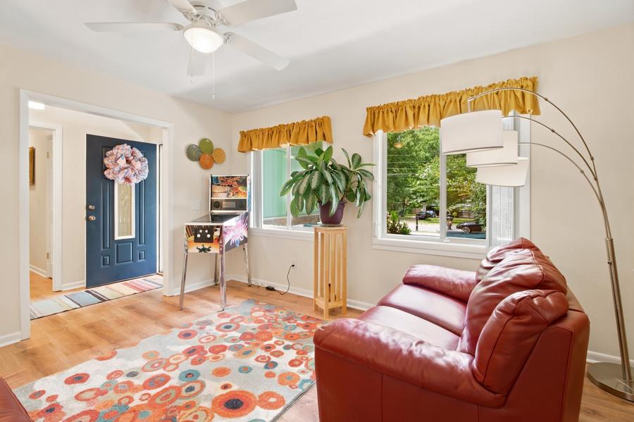 Entry and living room