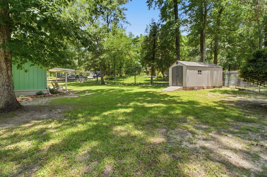Spacious backyard